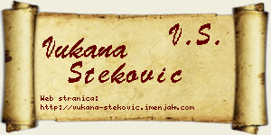 Vukana Steković vizit kartica